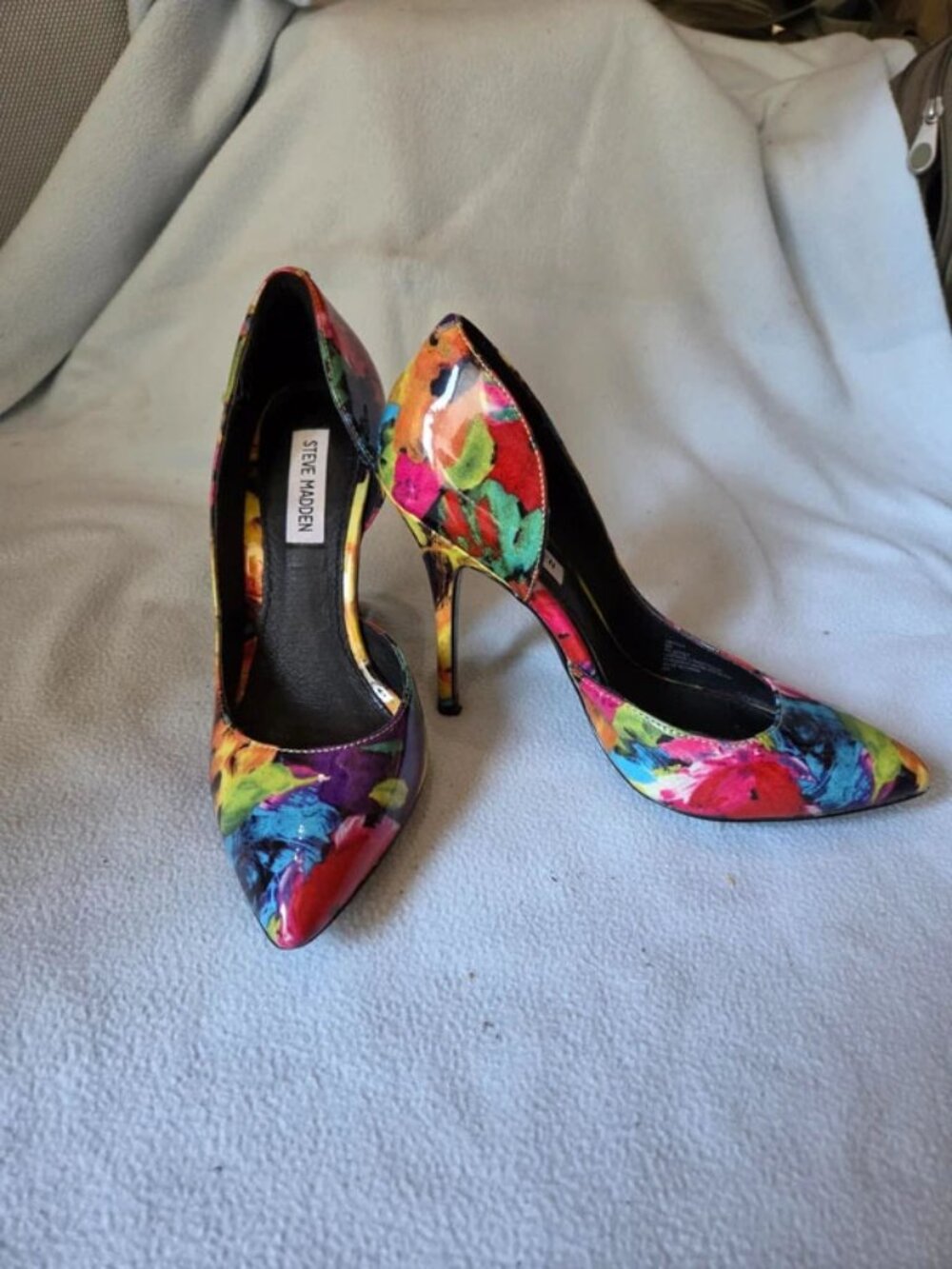 Steve Madden Groovi Floral D'Orsay Pump 8M